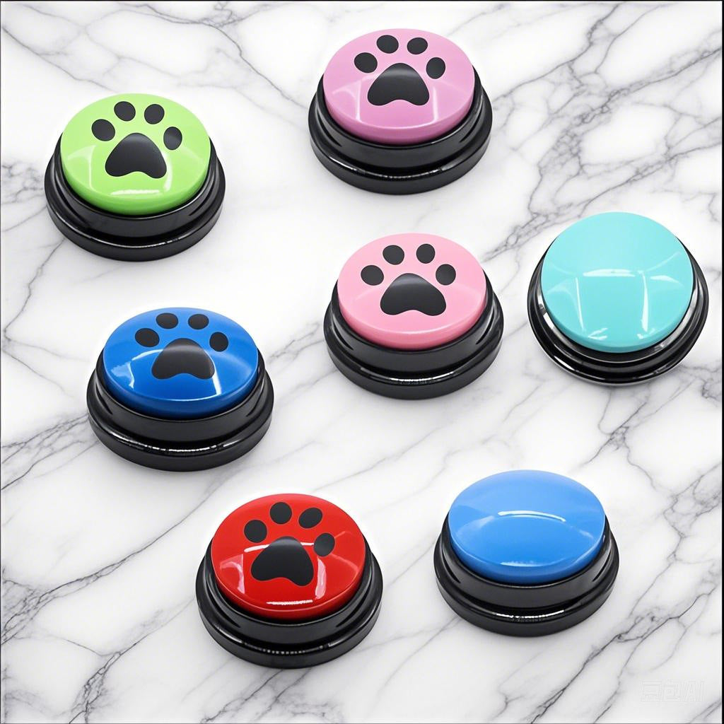 Wholesale Recordable Dog Training Communication Buttons â€?Voice Recording Talking Button, OEM