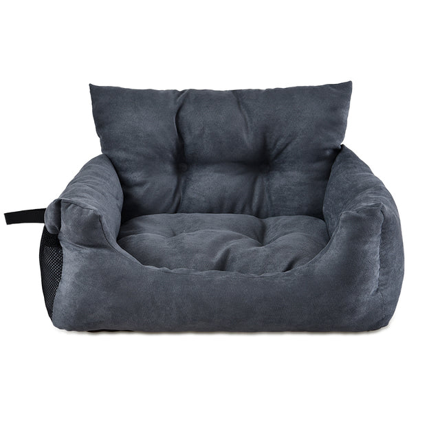Wholesale Dog Car Seat – Waterproof Booster Bed with Safety Buckle for Small & Medium Dogs, OEM
