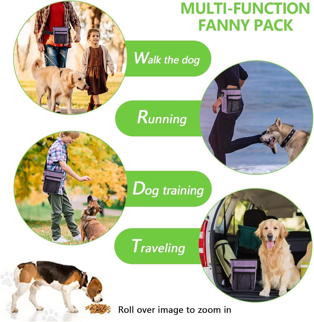 Wholesale Dog Treat Pouch with Clicker - Magnetic Closure Training Snack Bag