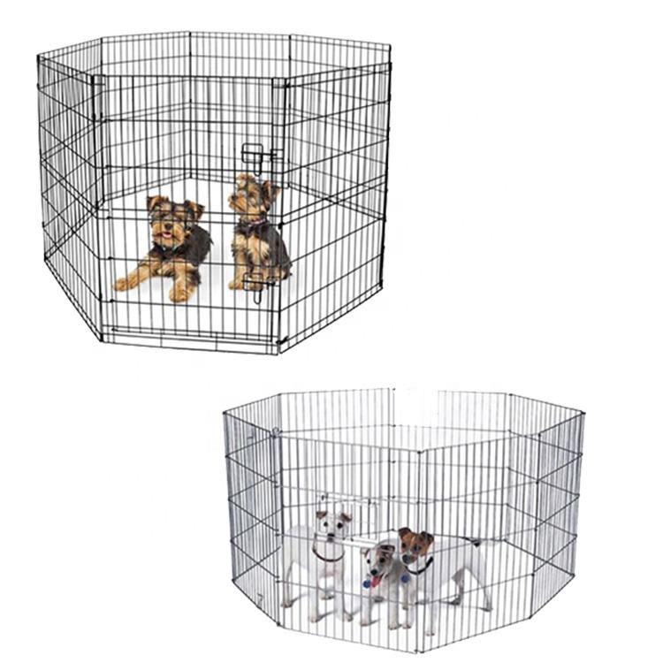 Wholesale 8-Panel Foldable Metal Dog Playpen - Portable Exercise Fence with Door