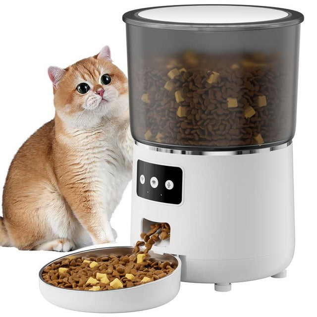 4L automatic pet feeder timed dispenser