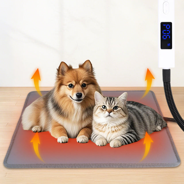 Wholesale Pet Heating Pad – Waterproof Electric Heated Mat with 10 Temperature Settings, OEM