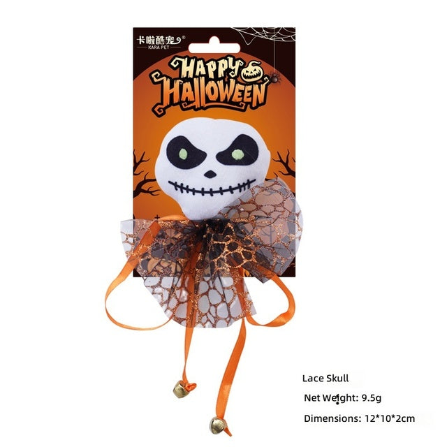 Wholesale Halloween Cat Toy Set – Catnip Plush Kicker Toys 6-Pack (Skull, Ghost, Bat, Pumpkin), OEM