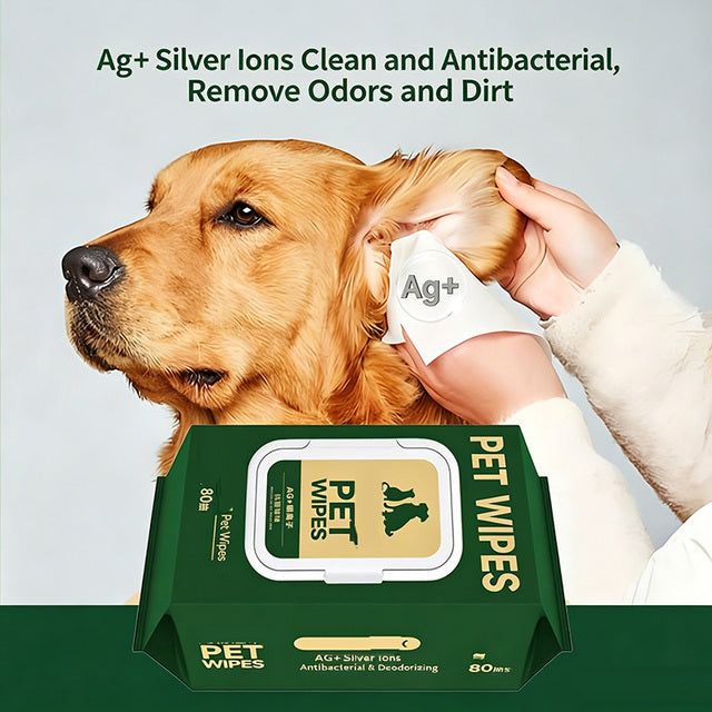 Wholesale pet grooming wipes 100 sheets hypoallergenic no-rinse