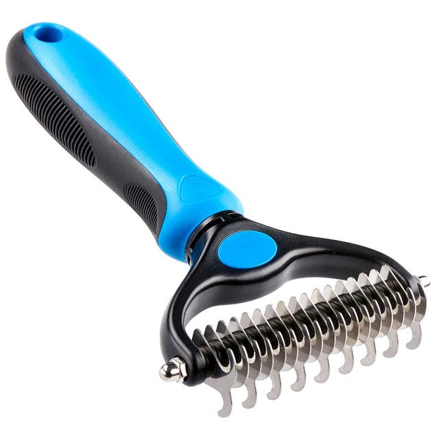 Wholesale self-cleaning pet deshedding brush for dogs and cats