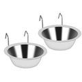 Wholesale Hanging Pet Feeding Bowl â€?Spill-Proof Dog & Cat Cage Water Bowl, OEM