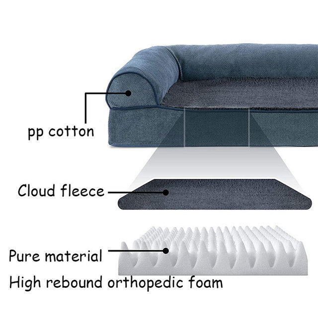 Wholesale Orthopedic Dog Bed – Memory Foam Support Mattress with Washable Cover, OEM