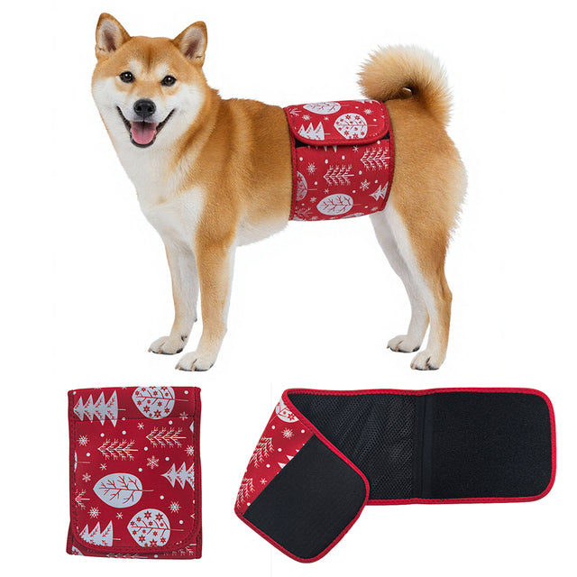 Wholesale Reusable Dog Belly Bands 5-Pack – Washable Male Dog Diapers with Absorbent Pad, OEM