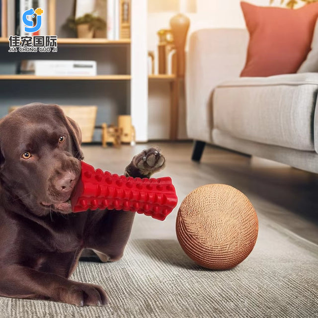 Wholesale Natural Rubber Dog Chew Toy – BPA-Free Interactive Treat Dispenser, OEM