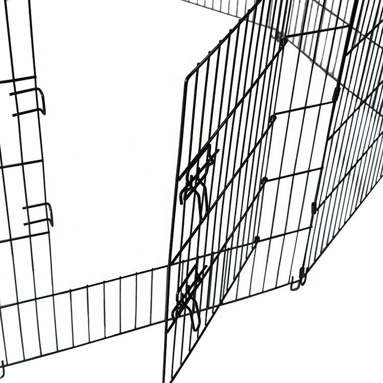 Wholesale 8-Panel Foldable Metal Dog Playpen - Portable Exercise Fence with Door