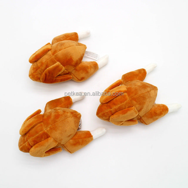 Wholesale Thanksgiving turkey squeaky dog toy set
