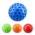 Wholesale Interactive Squeaky Dog Chew Ball â€?Rubber Honeycomb Fetch Toy, All Breeds, OEM